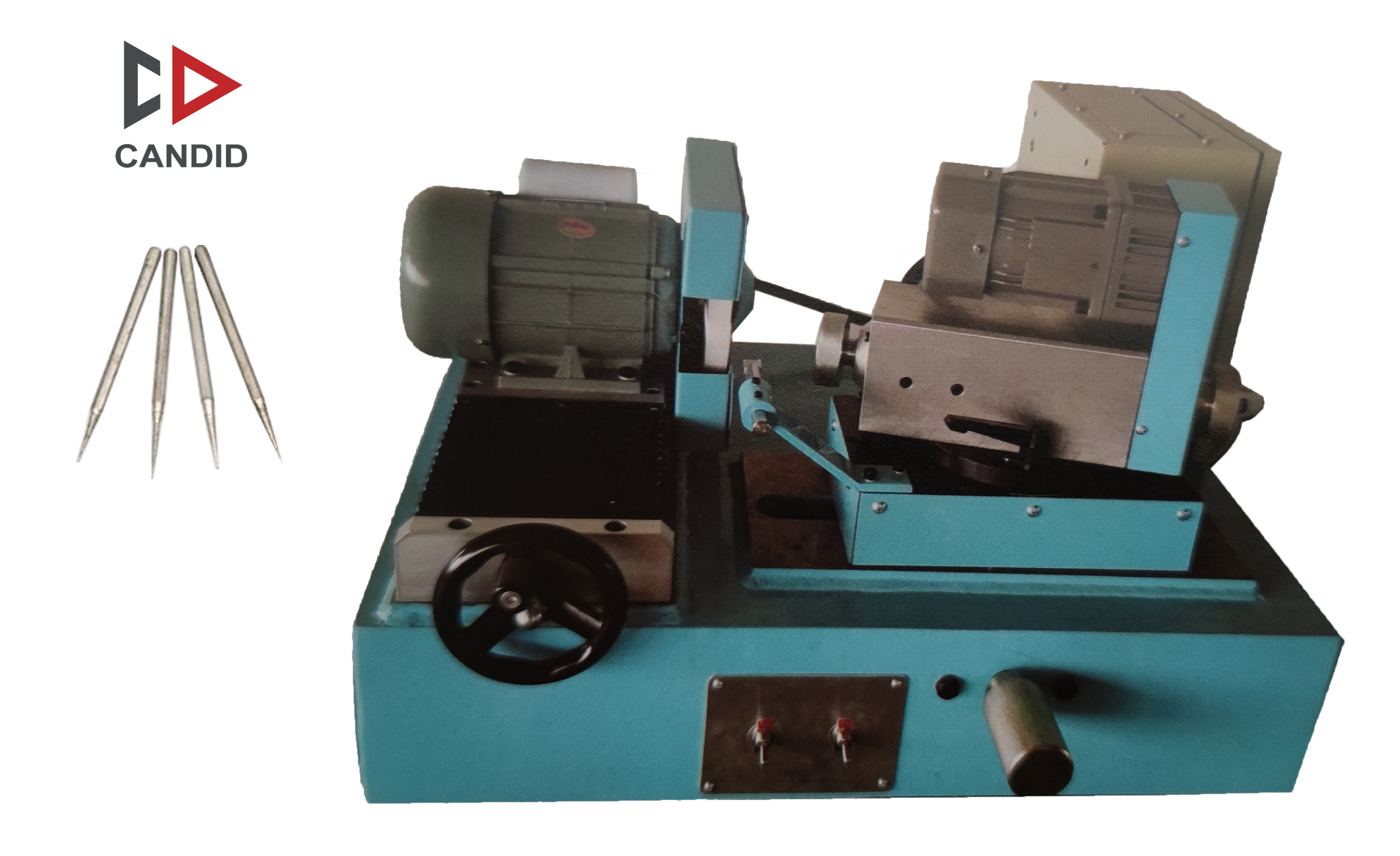 Máquina de reparación de troqueles de trefilado de dos cabezales para taller de proceso de troqueles