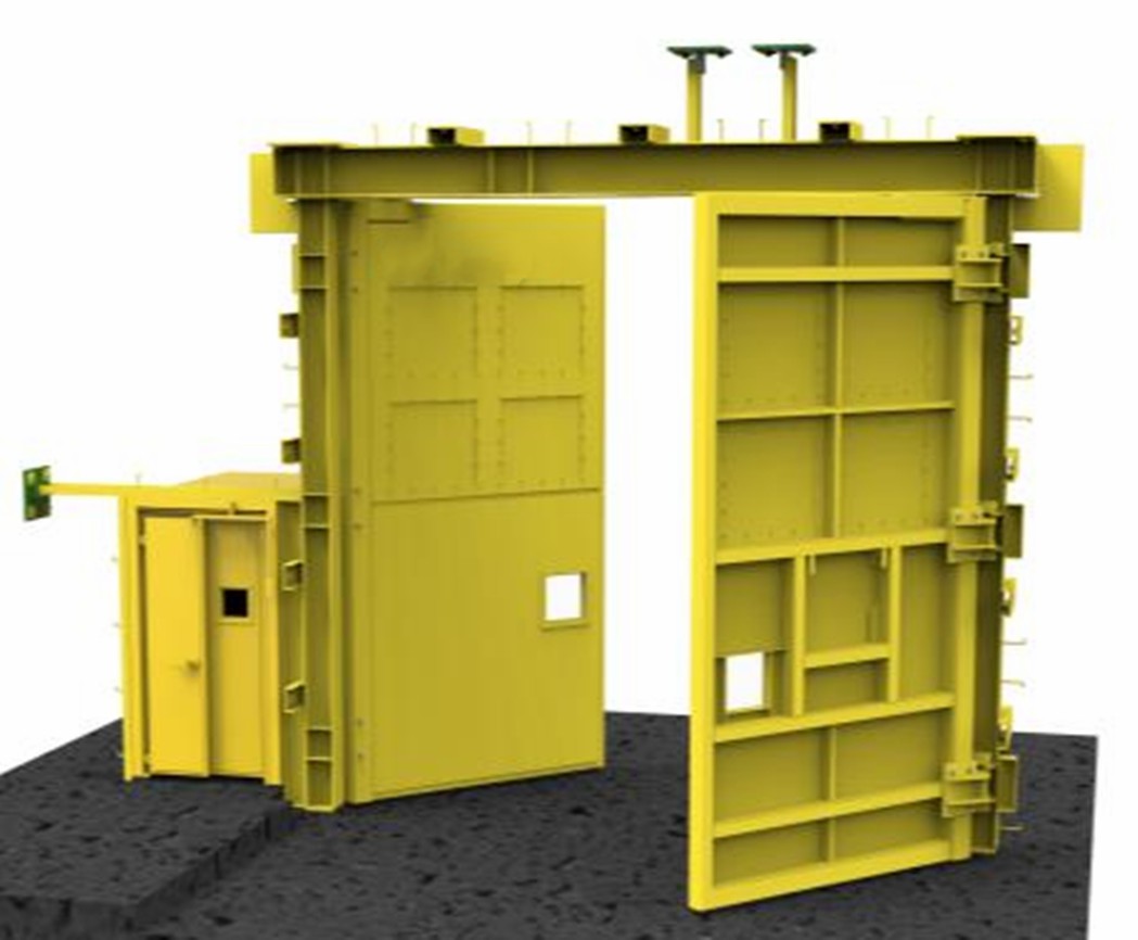 Puerta de mina Megadoor hidráulica/neumática/eléctrica para mina profunda subterránea