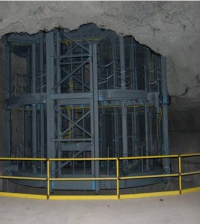 Elevador de minería modular con eje de plataforma de operación Galloway Equipo de elevación de túnel de eje de hundimiento
