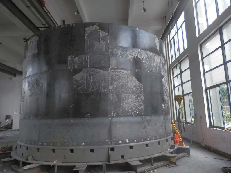 Obturador de eje de minería de panel de forma de hormigón de acero de eje de minería modular